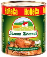 Гриби консервовані Долина желаний Маслята відбірні 3100 мл (2840 г) ж/б