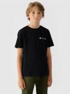 Футболка 4F TSHIRT M1558 4FJWAW24TTSHM1558-20S р.140 чорний