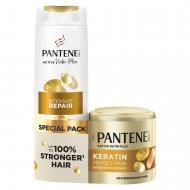 Набір Pantene Інтенсивне відновлення: Шампунь 400 мл + Маска для волосся з кератином 300 мл