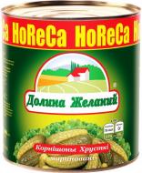 Корнішони Долина желаний хрусткі мариновані 3100 мл