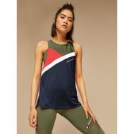 Майка Tommy Hilfiger BLOCKED HIGH NECK TANK LOGO S10S100265401 р.XS темно-синий
