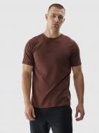 Футболка 4F TSHIRT M1585 4FWAW24TTSHM1585-80S р.L коричневый