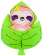 Набор для детского творчества Apli Krapli Сшей сам «Ленивец в листочке» СИ-44