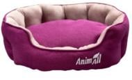 Лежанка AnimAll Royal Velours M Fuchsia 53х47х21 см фуксия