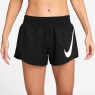 Шорты Nike W NK ONE SWSH HBR DF MR 3IN BR HV2616-010 р. M черный