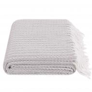 Плед Топаз 140x200 см светло-серый Lanavitta