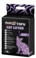 Наповнювач для котячого туалету AnimAll ТОФУ Лаванда 10 літрів 4,66 кг