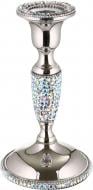 Подсвечник Crystaly серебрянный 9х9x18 см Inari