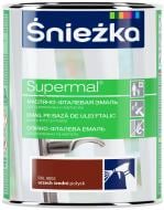 Емаль Sniezka олійно-фталева Supermal горіх середній глянець 0,8 л