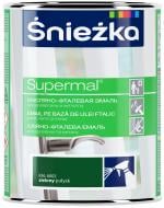 Емаль Sniezka олійно-фталева Supermal зелений глянець 0,8 л