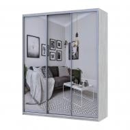 Шкаф-купе Сити Лайт Doros ДСПзеркало 1,8 м 1800x600x2250 мм сосна натти двери зеркало