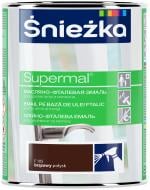 Емаль Sniezka олійно-фталева Supermal коричневий глянець 0,8 л