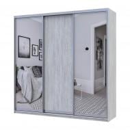 Шкаф-купе Сити Лайт Doros ДСПзеркало 2,25 м 2250x600x2250 мм сосна натти двери ДСП/зеркало