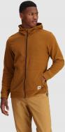 Джемпер Outdoor Research MEN'S MEGA TRAIL MIX FLEECE FULL ZIP HOODIE 300506-2442 р.S коричневый