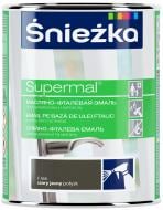 Эмаль Sniezka масляно-фталевая Supermal серый ясный глянец 0,8 л