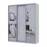 Шкаф-купе Сити Лайт Doros зеркалоДСП 1,8 м 1800x600x2250 мм сосна натти двери ДСП/зеркало