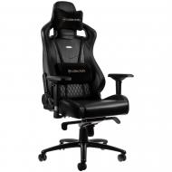 Крісло ігрове Noblechairs EPIC Real Leather чорний