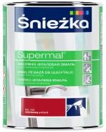 Эмаль Sniezka масляно-фталевая Supermal красный глянец 0,8 л