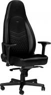 Крісло ігрове Noblechairs ICON Real Leather чорний