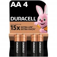 Батарейки лужні Duracell LR06 MN1500 AA (пальчикові) 4 шт.