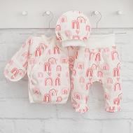 Комплект для новорожденных Blanka Радуга бежевый р.56–62 110165