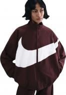 Джемпер Nike W NSW Logo OS Track JKT HV4107-652 р.L бордовий