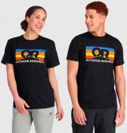 Футболка Outdoor Research OR ADVOCATE STRIPE T-SHIRT 300223-0001 р.M чорний