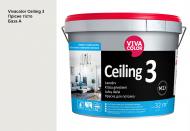 Краска интерьерная водоэмульсионная Vivacolor Ceiling 3 AP мат Пресное тесто F484 2,7 л Краска интерьерная водоэмульсионная Vivacolor Ceiling 3 AP мат Пресное тесто F484 2,7 л