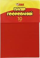 Папір кольоровий гофрований 10 аркушів 10 кольорів Тікі