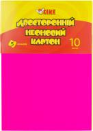 Картон кольоровий неоновий двосторонній А4 10 арк. Тікі