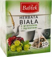 Чай белый BASTEK COFFEE & TEA с гранатом и крыжовником 20 шт. 30 г