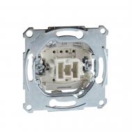 Механизм выключателя карточный одноклавишный Schneider Electric Merten без подсветки алюминий MTN3754-0000