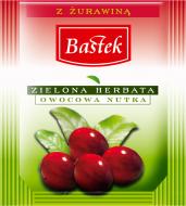 Чай зеленый BASTEK COFFEE & TEA с клюквой 40 шт.
