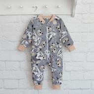 Ромпер-реглан унісекс Blanka Ведмедик р.80 сірий 110173