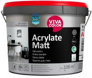 Краска интерьерная акрилатная Vivacolor Acrylate Matt шелковистый мат Серый гранит G490 9 л Краска интерьерная акрилатная Vivacolor Acrylate Matt шелковистый мат Серый гранит G490 9 л