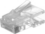 Штекер компьютерный E.NEXT EUROSKY 8Р8С (RJ-45) (10 шт.) прозрачный