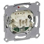 Механизм выключателя карточный одноклавишный Schneider Electric Merten с подсветкой алюминий MTN3760-0000