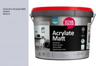 Краска интерьерная акрилатная Vivacolor Acrylate Matt Износостойкая A шелковистый мат Олово G489 2,7 л