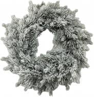 Вінок хвойний засніжений з шишками d450 мм ST23-H546A