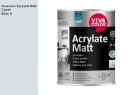 Краска интерьерная акрилатная Vivacolor Acrylate Matt Износостойкая A шелковистый мат Суоми G498 0,9 л