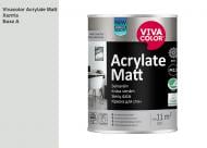 Краска интерьерная акрилатная Vivacolor Acrylate Matt Износостойкая A шелковистый мат Халтиа G499 0,9 л