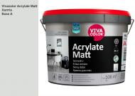 Краска интерьерная акрилатная Vivacolor Acrylate Matt Износостойкая A шелковистый мат Халтиа G499 9 л