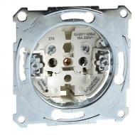 Механизм розетки 1 без заземления Schneider Electric Merten 16А с винтовыми клеммами IP20 белый MTN2001-0000