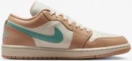 Кроссовки женские Nike WMNS AIR JORDAN 1 LOW DC0774-130 р.36,5 коричневые