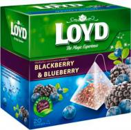 Чай ягодный Loyd Ежевика и Голубика в пирамидках 20 шт х 2 г 20 шт. 40 г