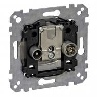 Розетка TV концевая TV/FM+(SAT) оконечная Schneider Electric Merten IP20 черный MTN299200