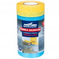 Пленка защитная с малярной лентой Mustang Masking Roller 550 мм x 15 м Пленка защитная с малярной лентой Mustang Masking Roller 550 мм x 15 м