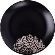 Тарілка обідня Kora 25 см Чорна (JH5277S-1) Limited Edition