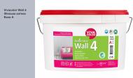 Краска интерьерная латексная Vivacolor Wall 4 глубокий мат Финский залив J489 7,2 л