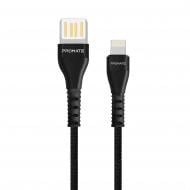 Кабель Promate Vigoray-I USB-Lightning 2А 1,2 м чорний (vigoray-i.black) 